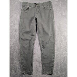 Knox Rose Pants Womens Size 6 Green Elastic Waist Skinny Fit Stretch Casual